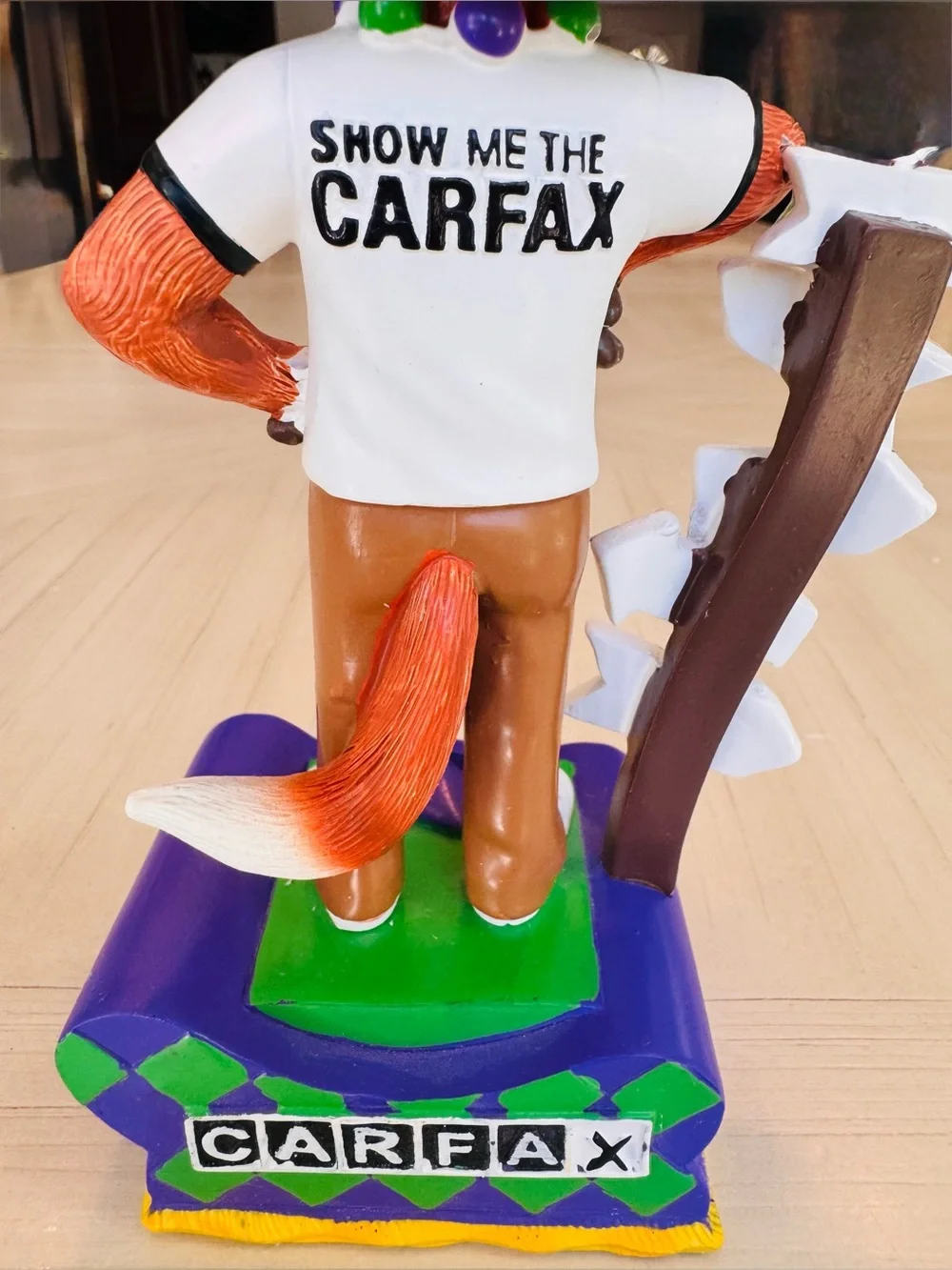 CARFAX Car Fox 2021 Mardi Gras Bobblehead New Orleans Limited Edition